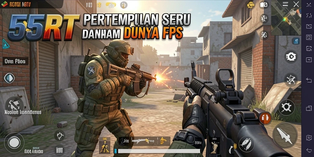 Tampilan gameplay seru dari 55RT dengan grafis dan aksi yang memikat.