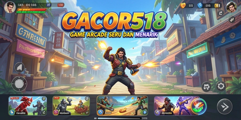 Tampilan gameplay GACOR518 yang penuh aksi dan tantangan seru.