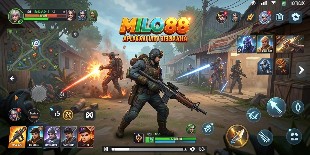 Tampilan utama MILO88 dengan fitur-fitur Utility yang mudah digunakan.